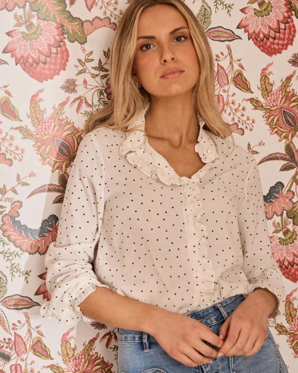 Anina Blouse à pois