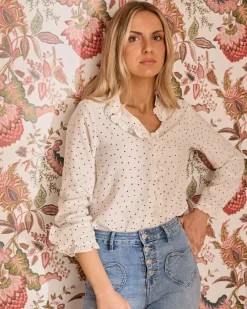 Anina Blouse à pois
