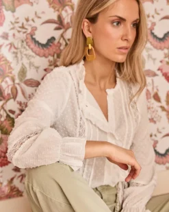 Blouse broderie Sabrina