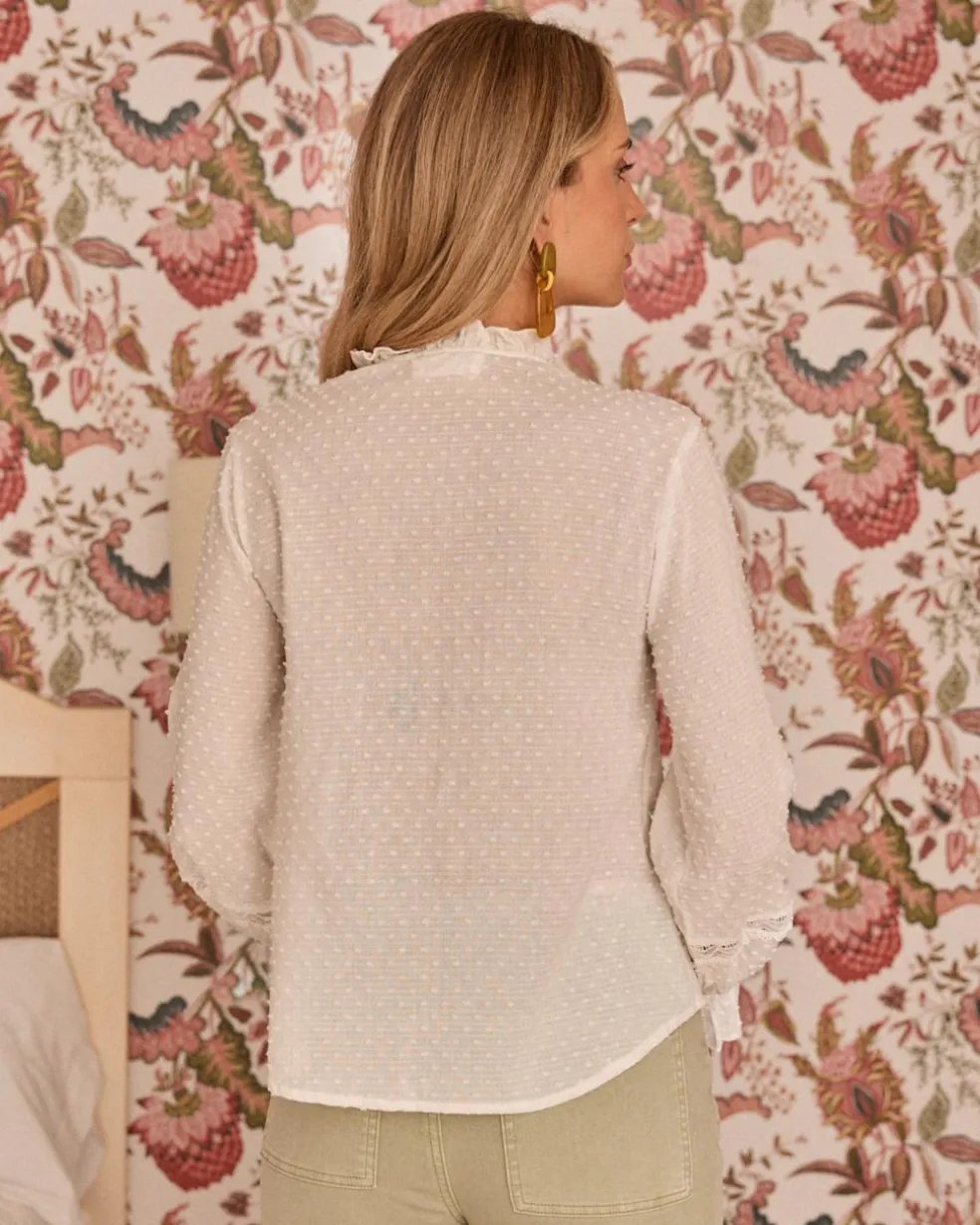 Blouse broderie Sabrina