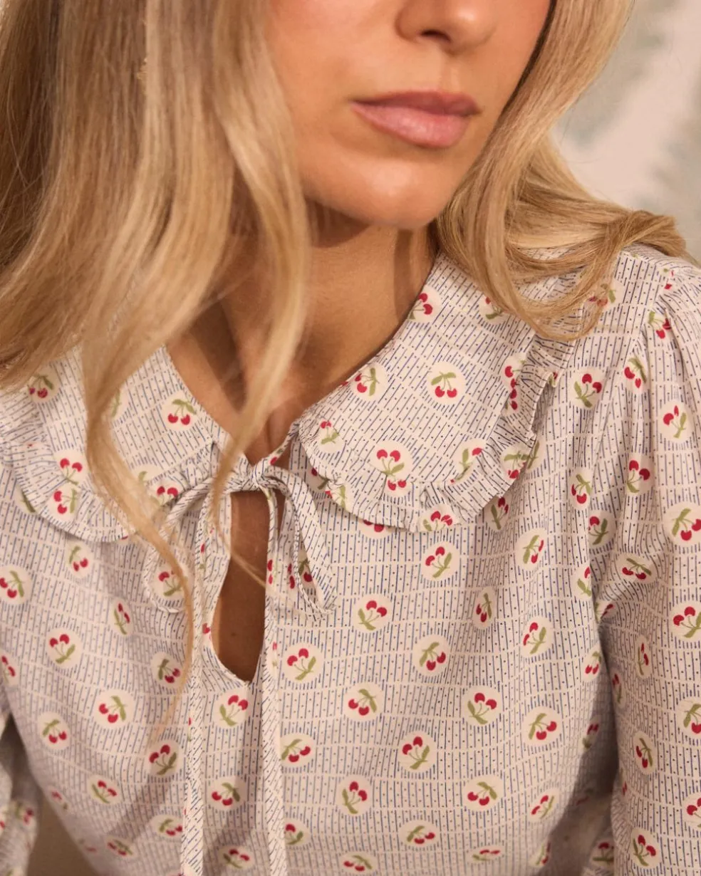 Blouse à col Juliette