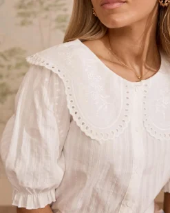 Blouse à col Simona