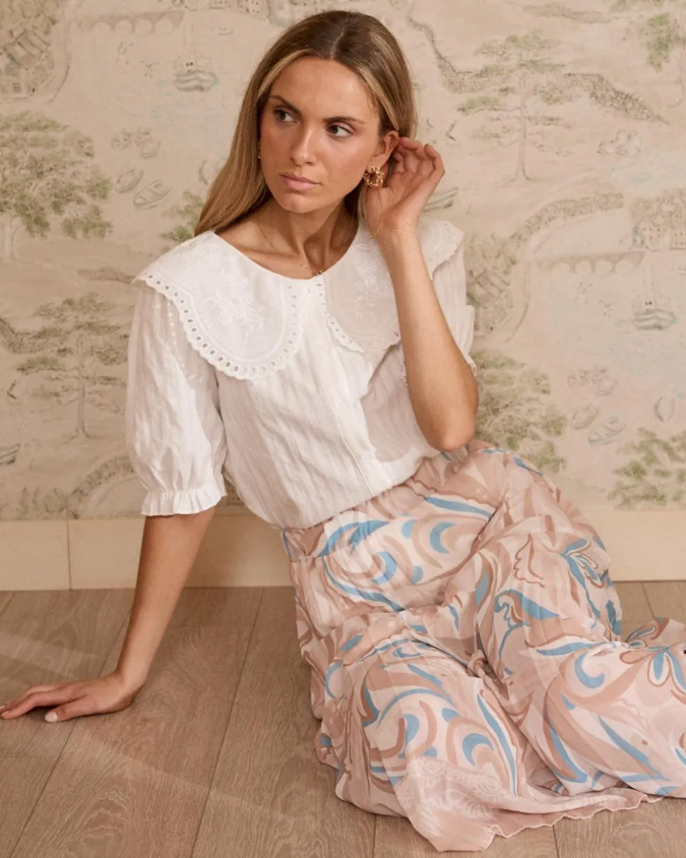 Blouse à col Simona