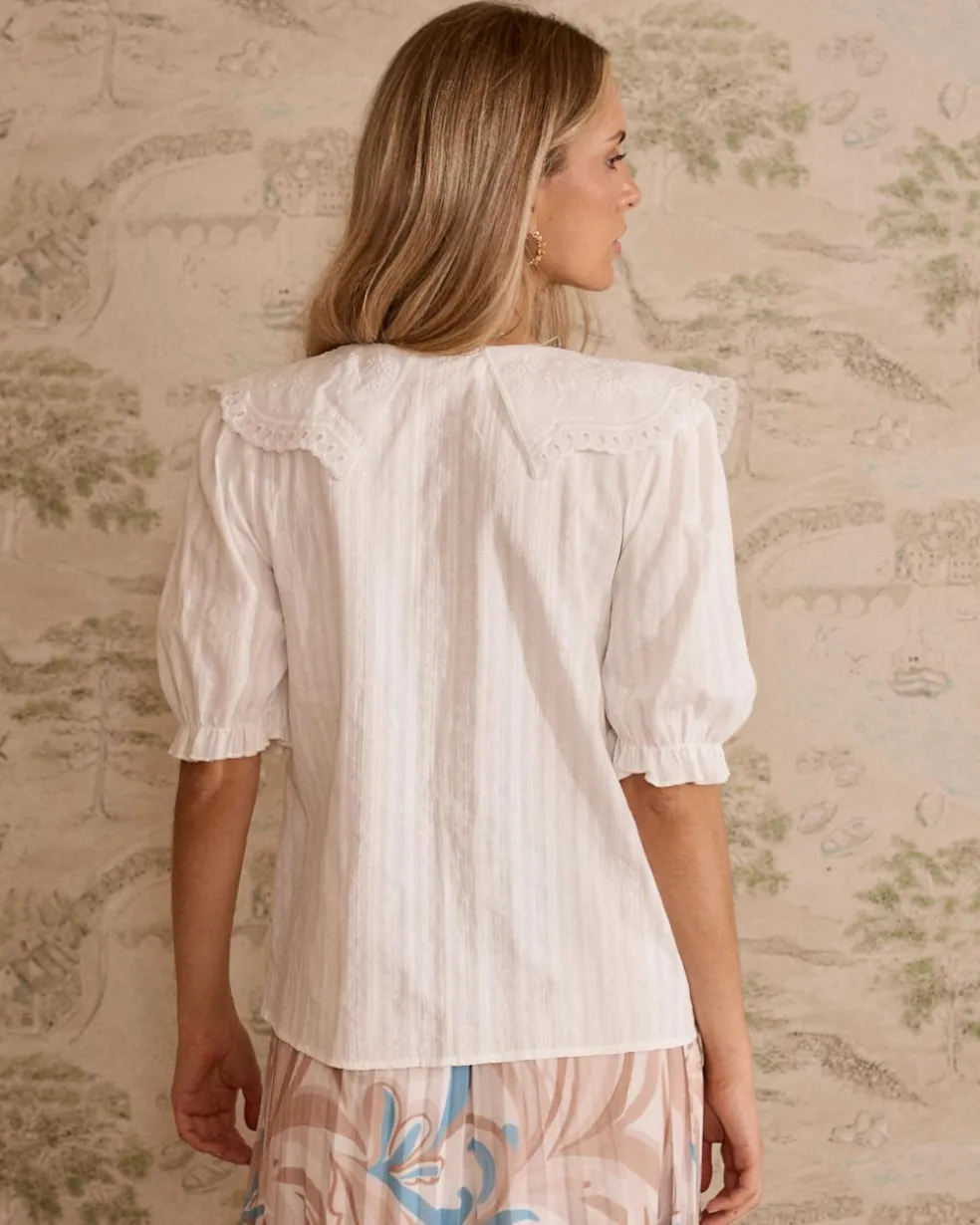 Blouse à col Simona