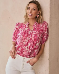 Blouse imprimée Elisabeth