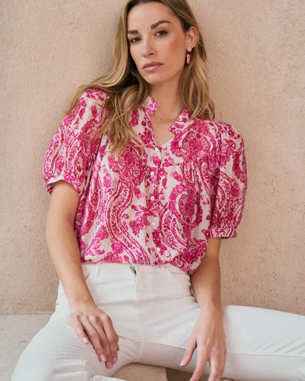 Blouse imprimée Elisabeth