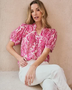 Blouse imprimée Elisabeth