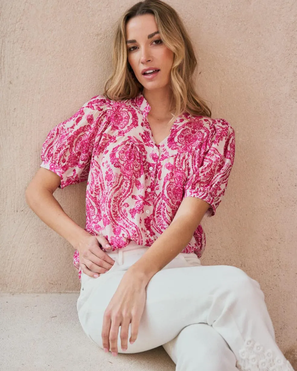Blouse imprimée Elisabeth
