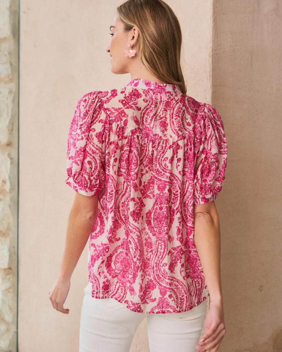 Blouse imprimée Elisabeth