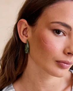 Boucle d’oreille Cannes Green Drop