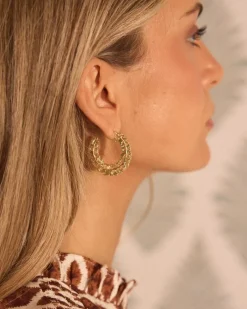 Boucle d’oreille créole Éclat