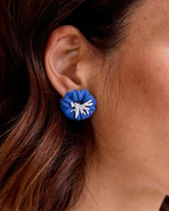 Boucle d’oreille fleur Nancy