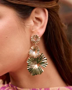 Boucles d’oreilles fleur Lisan
