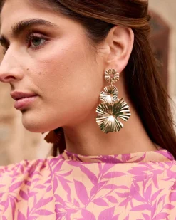 Boucles d’oreilles fleur Lisan