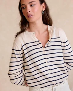 Cardigan rayé Dirunia