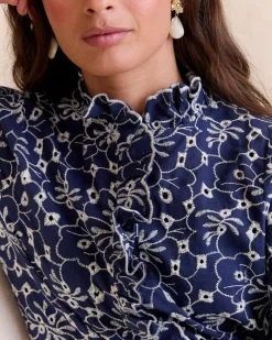 Chemise brodée Guada