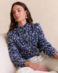 Chemise brodée Guada