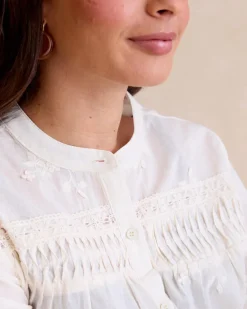 Chemise brodée Lidia