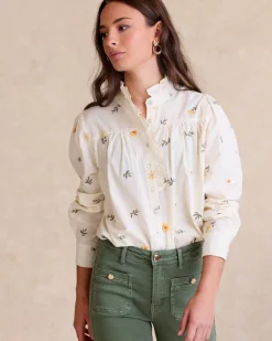 Chemise brodée Sabrina