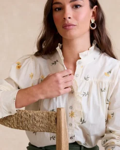 Chemise brodée Sabrina