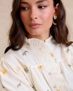 Chemise brodée Sabrina