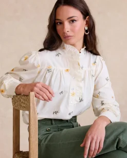 Chemise brodée Sabrina