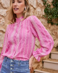 Chemise brodée Tibi
