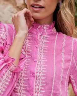 Chemise brodée Tibi