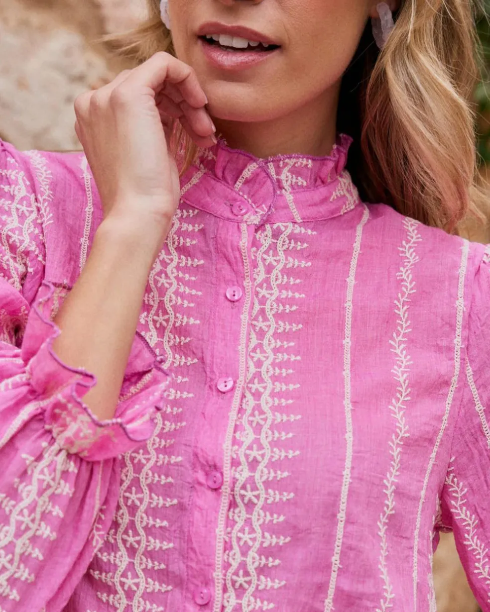 Chemise brodée Tibi
