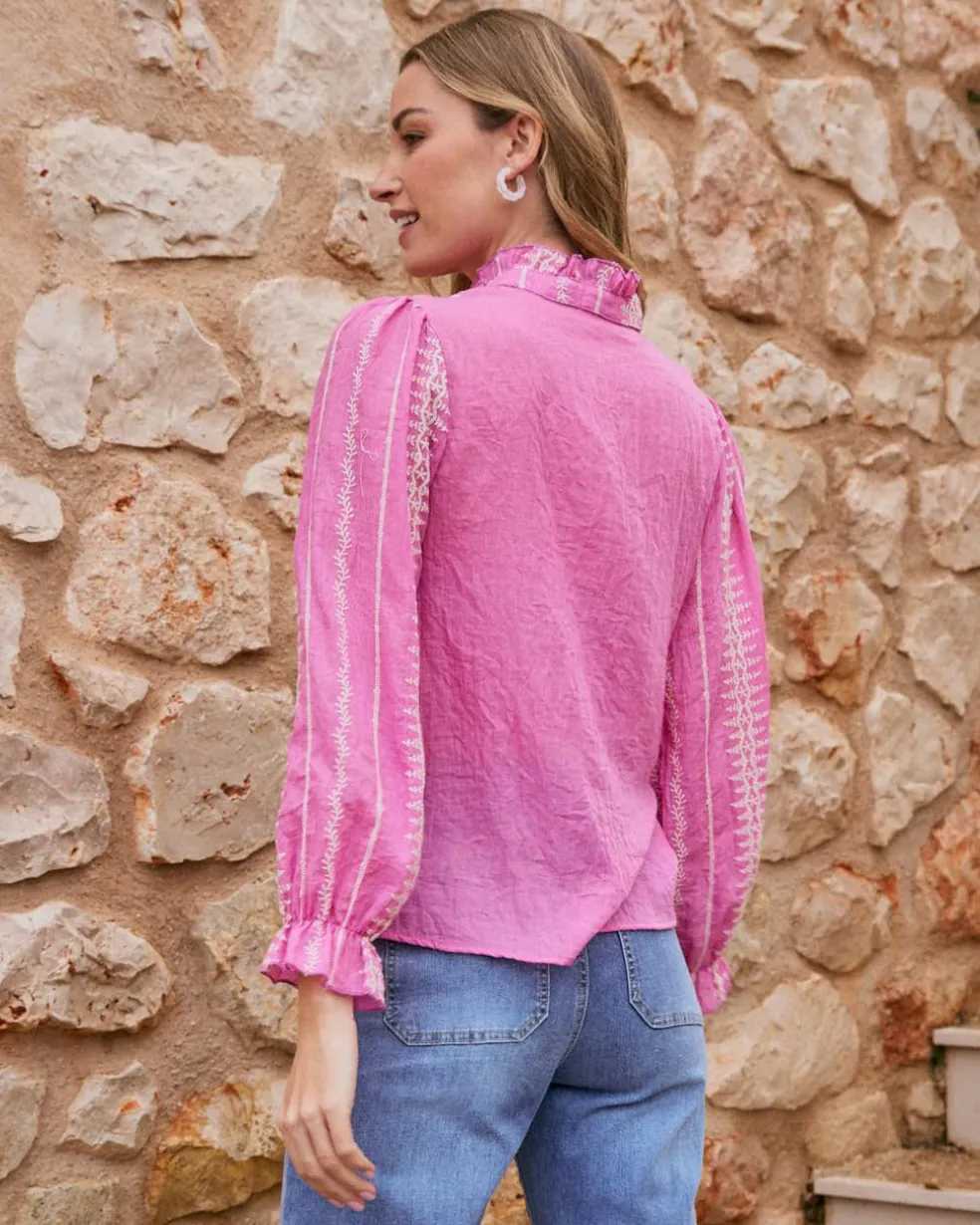 Chemise brodée Tibi