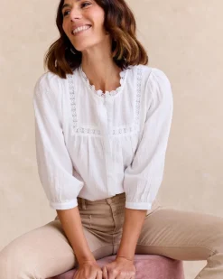 Chemise à manches tulipe