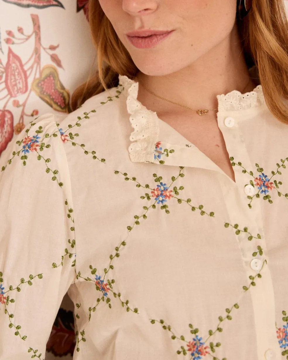 Chemise Perlina Flowers