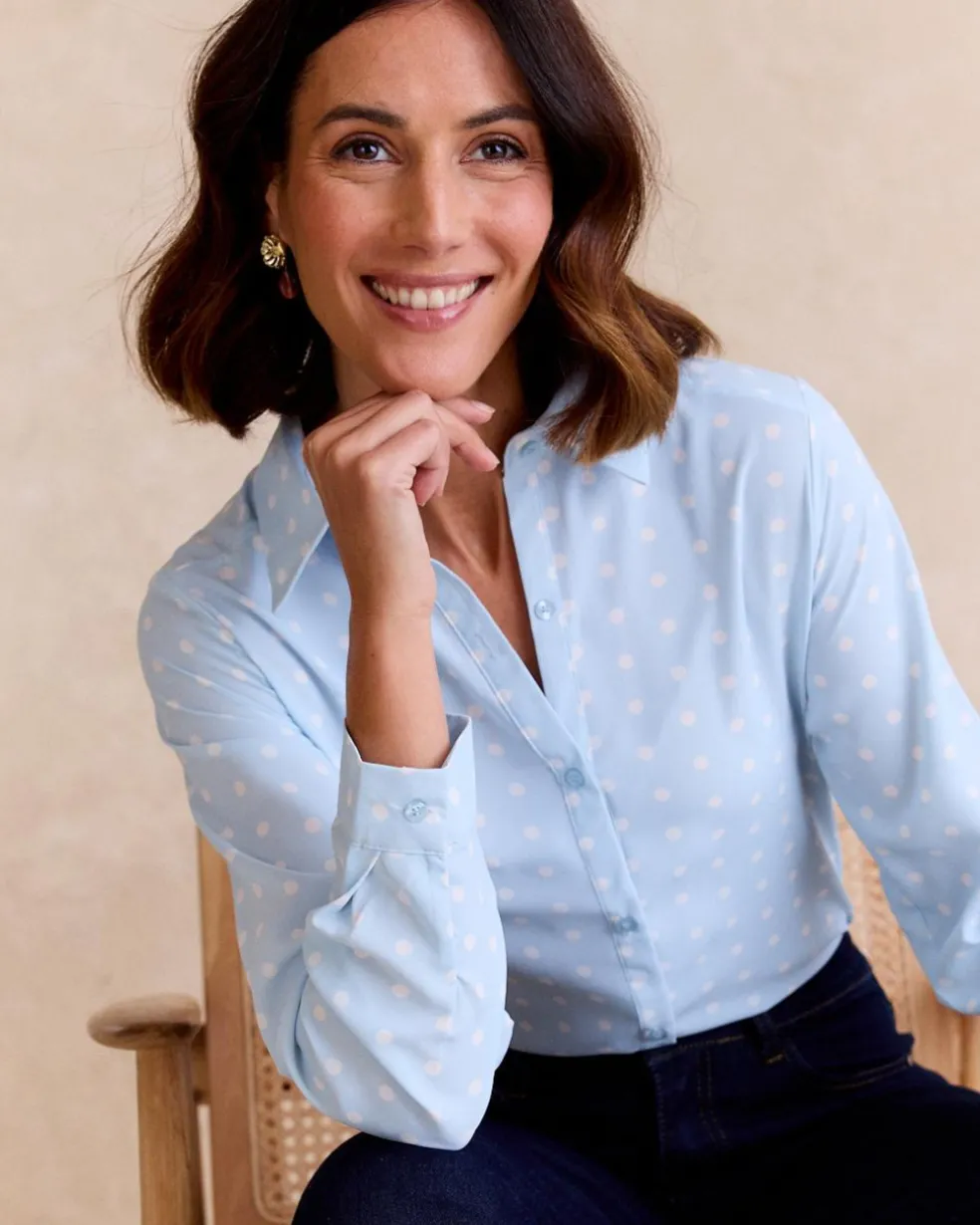 Chemise à pois Camili