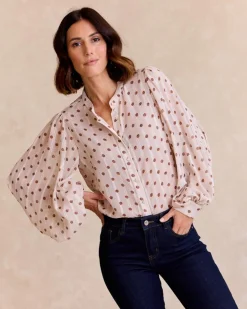 Chemise à pois Nila