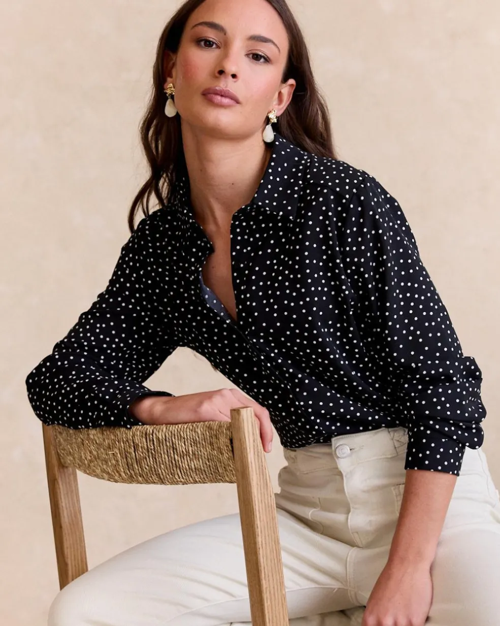 Chemise à pois Pareli