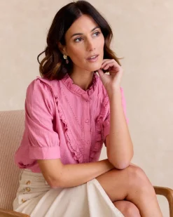 Chemise à volants Amanta