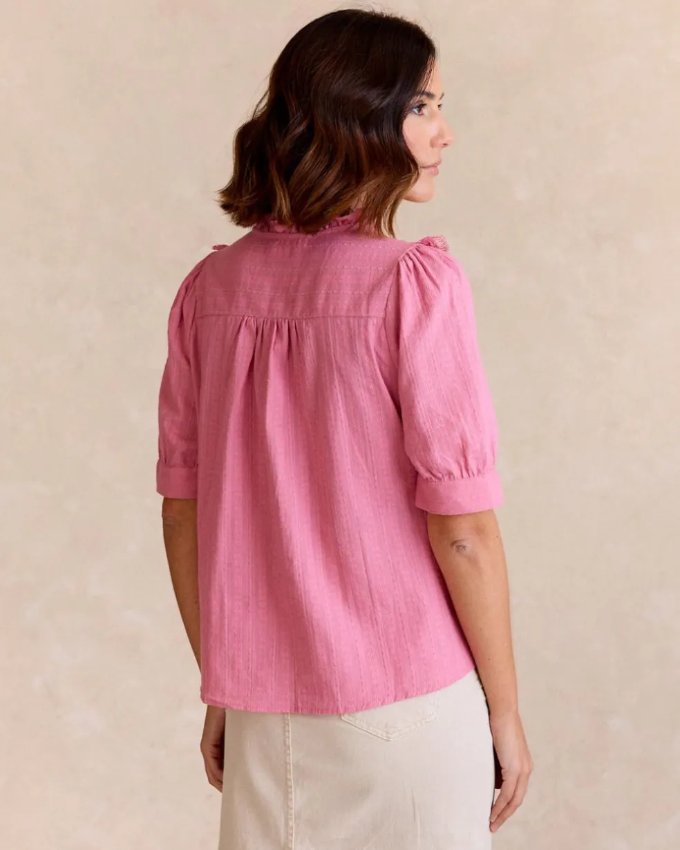 Chemise à volants Amanta