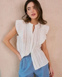 Chemise à volants Ish