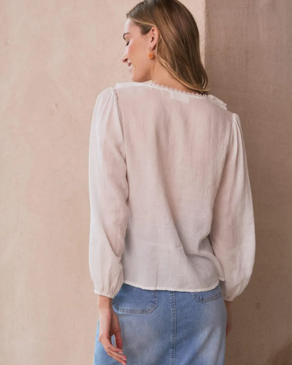 Chemise à volants Juliette