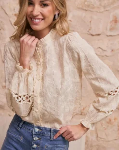 Dafne Blouse brodée
