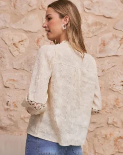 Dafne Blouse brodée