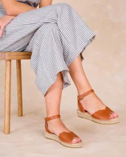 Espadrille en cuir Issota