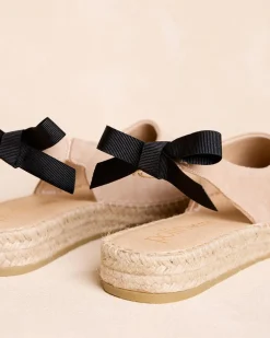 Espadrille à nœud Iris