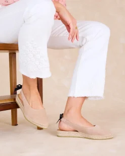 Espadrille à nœud Iris