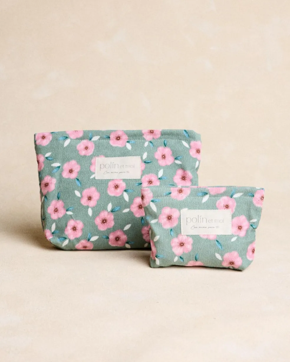 Grande Trousse de Toilette Fleurs Junessa