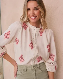 Herena Chemise brodée