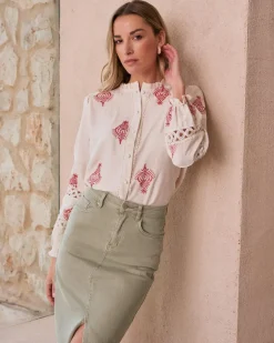Herena Chemise brodée