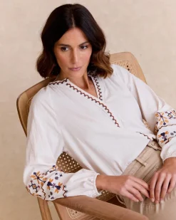 Paulina Blouse brodée