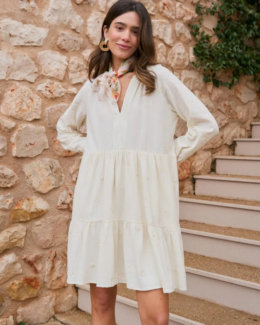 Robe courte en coton Pau