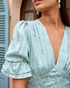 Robe à décolleté Silvia